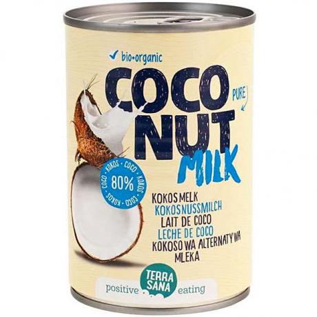 Lapte de cocos (22% grasime), ECO, 400 ml, - TerraSana