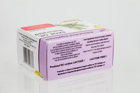 Ulei de salvie macerat 500 mg 40 cp2