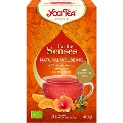Ceai Natural Wellbeing – Pentru simturi, ECO, 40 g (20x2g),